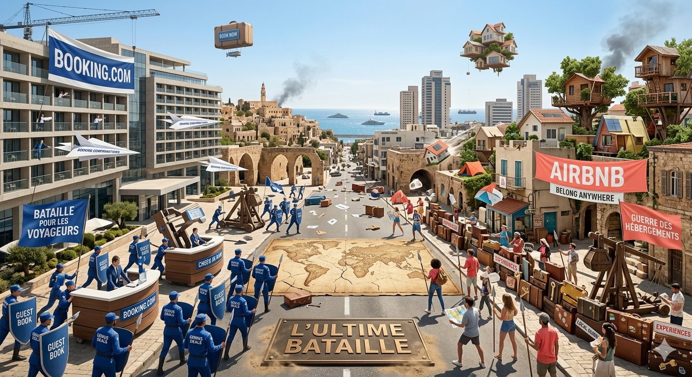 Airbnb vs Booking : la guerre des plateformes de voyage