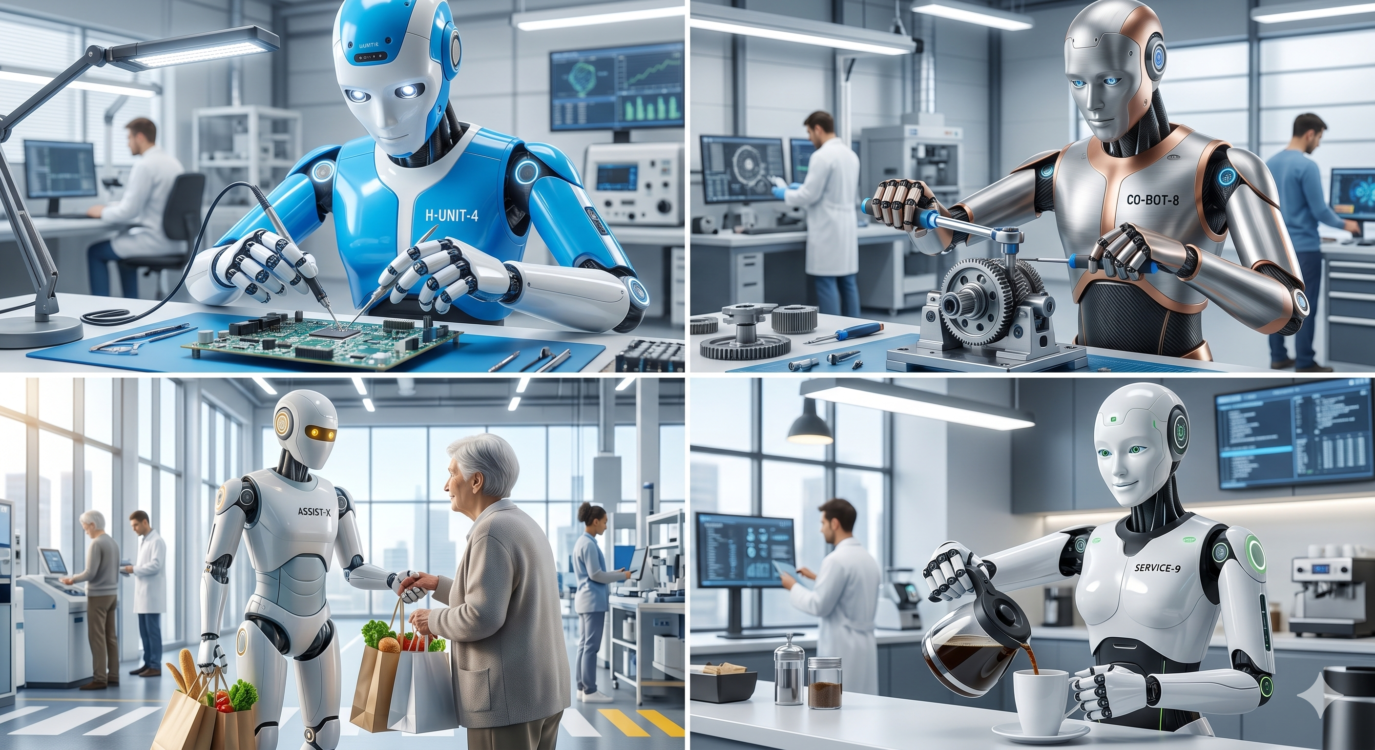 Robots humanoïdes : bientôt des collègues pas seulement des machines