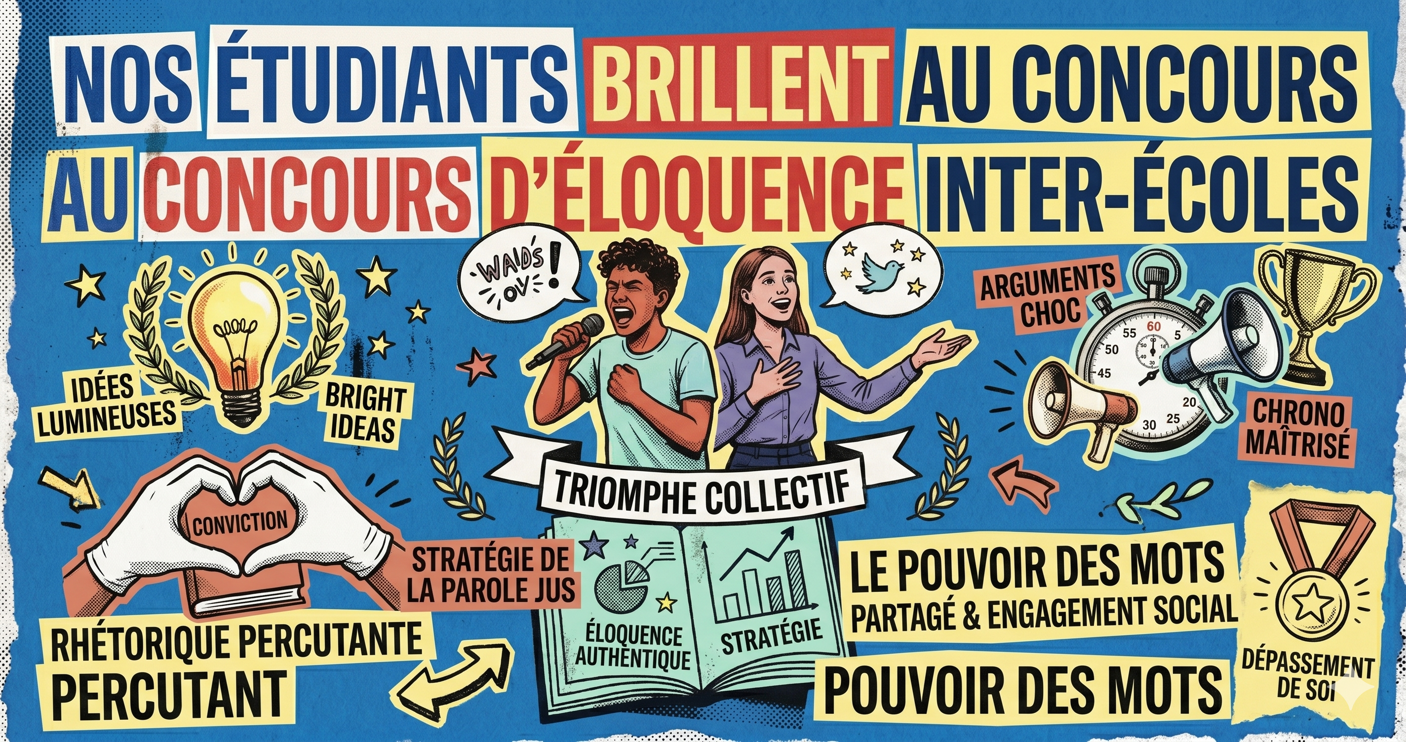 Nos étudiants brillent au concours d'éloquence inter-écoles