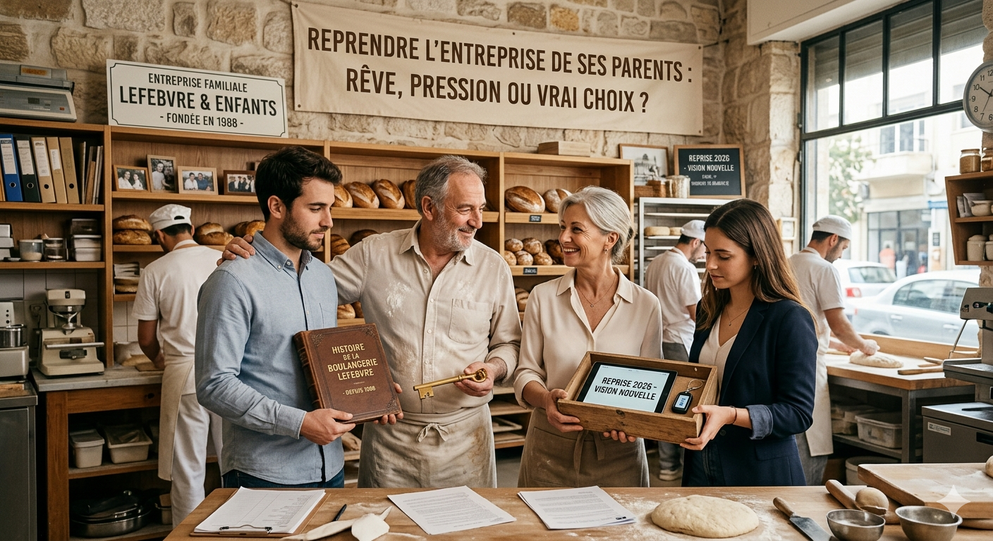 Reprendre l'entreprise de ses parents : rêve, pression ou vrai choix ?