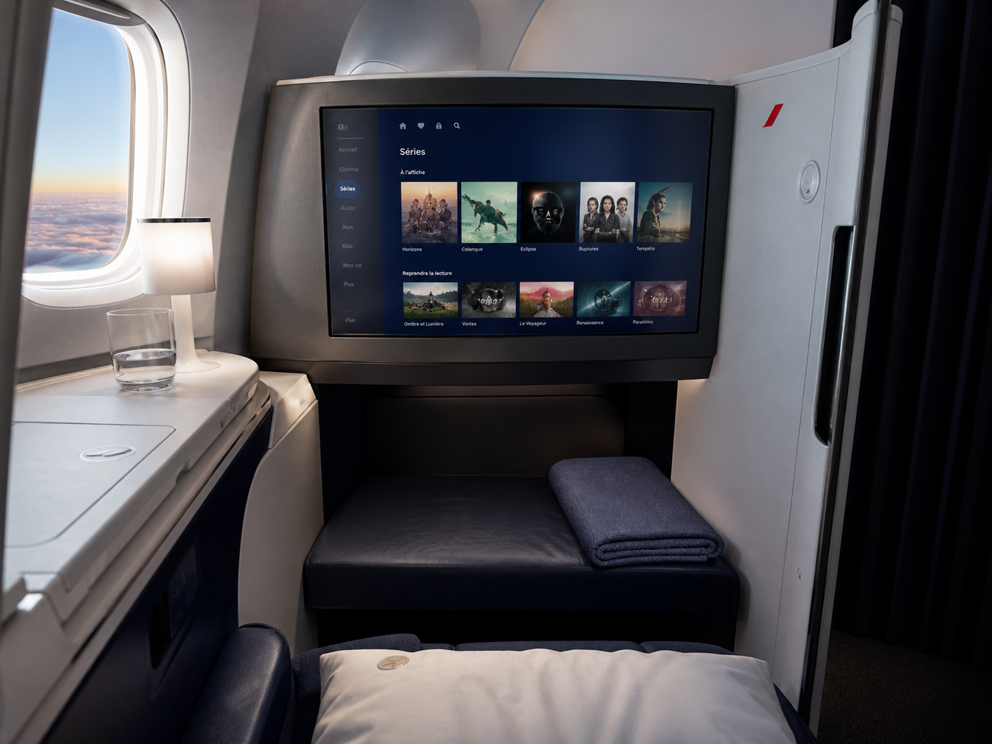 Divertissement en vol : pourquoi Air France récompense les séries vues en vol