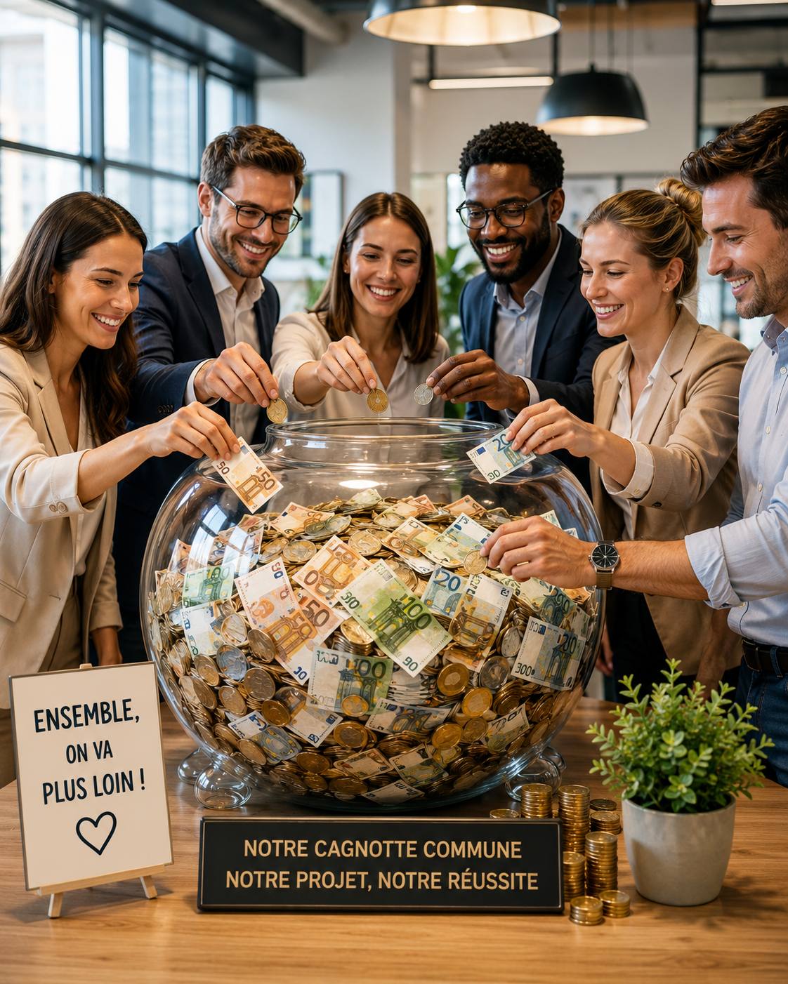 Cagnottes au bureau : ce qu'elles disent du management