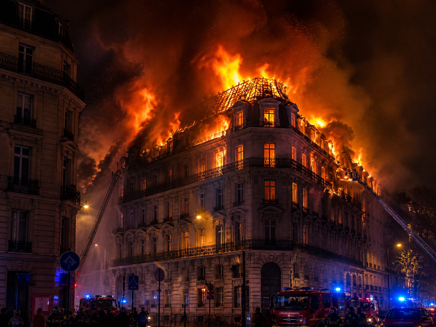Incendie d'un bâtiment historique : la gestion de crise et le patrimoine