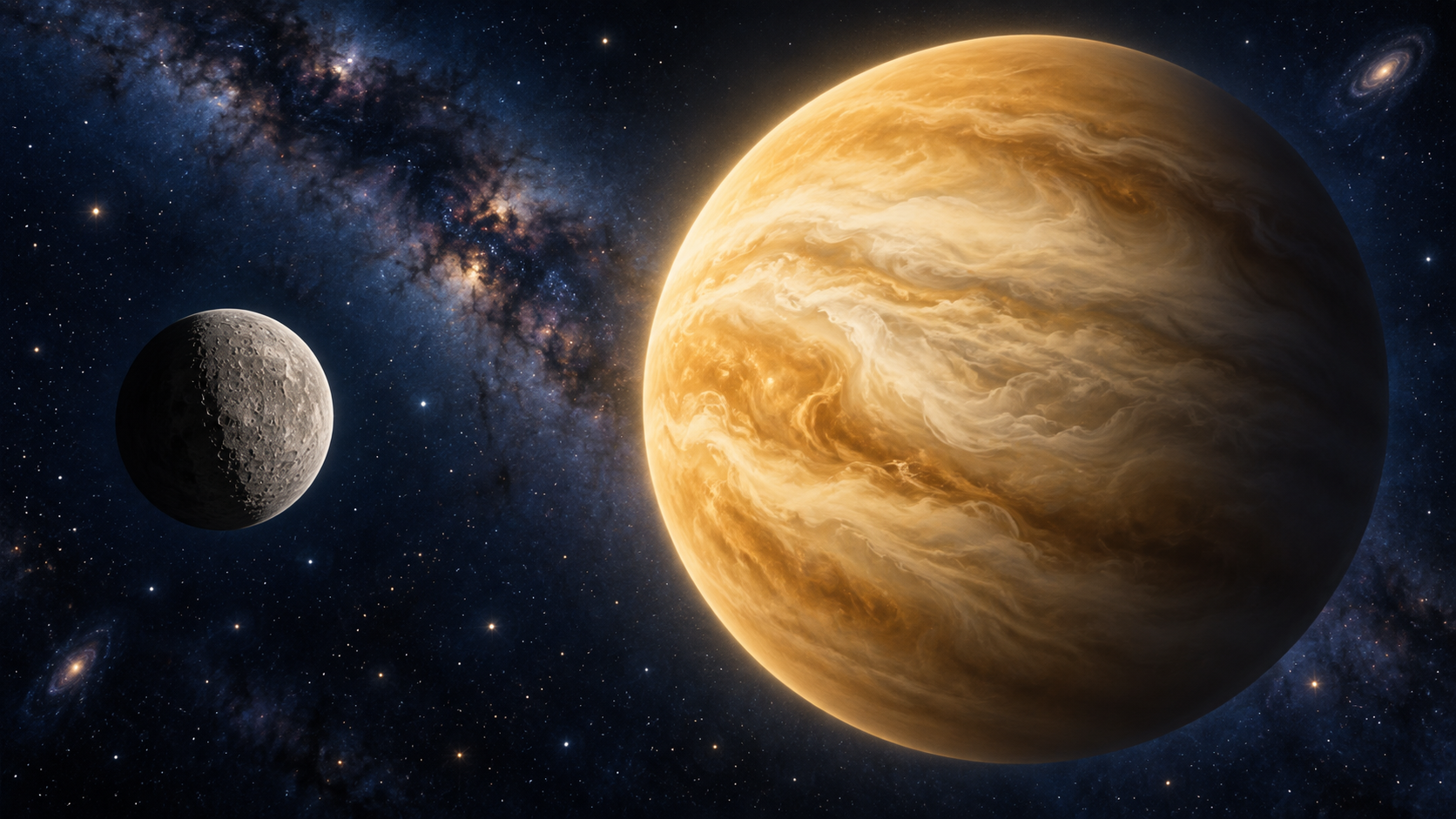 Pourquoi Vénus est-elle plus chaude que Mercure ?
