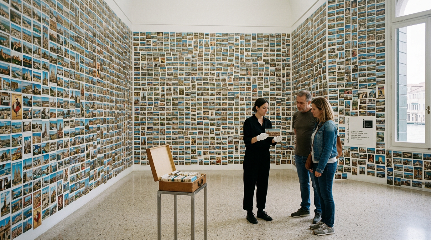 Art contemporain : quand la carte postale devient une œuvre mondiale