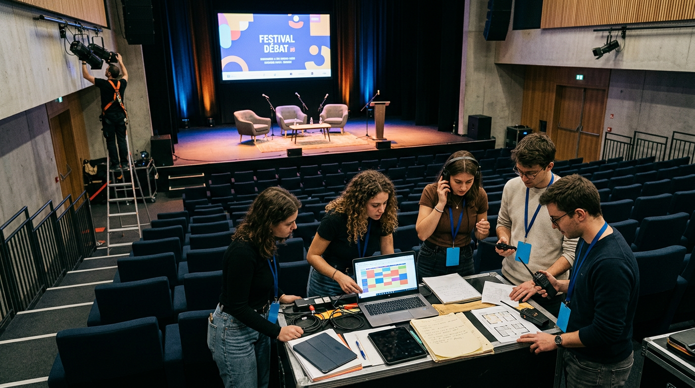 Festival, débat, public : organiser un événement qui tient debout