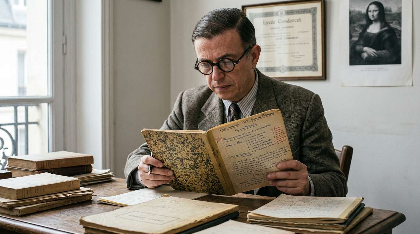 Sartre professeur : pourquoi un grand penseur commence parfois par faire classe