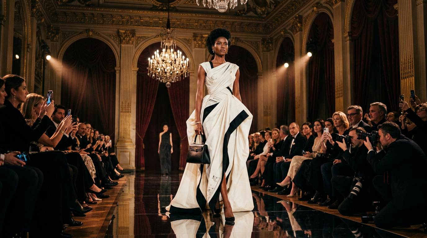 Luxe et défilé : pourquoi une marque vend aussi une mise en scène