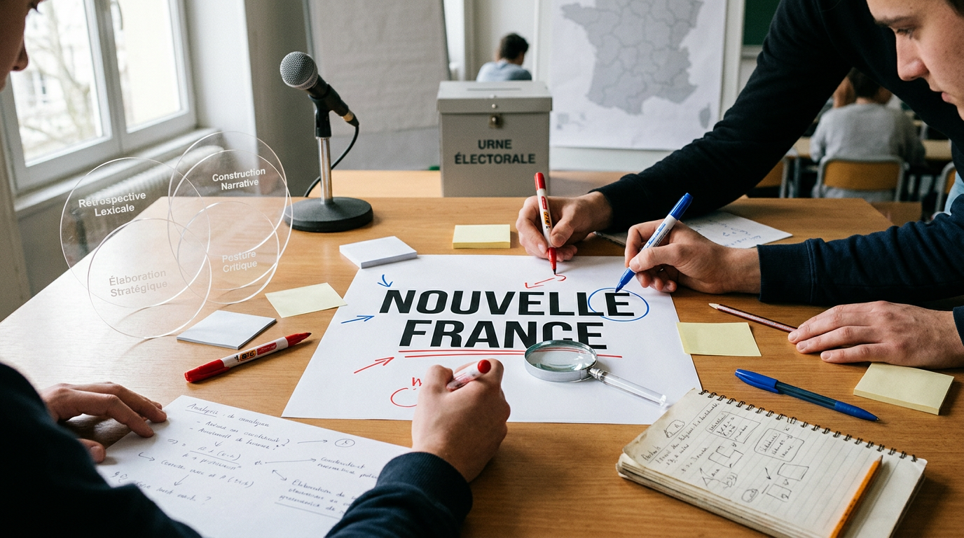 Nouvelle France : décrypter les mots qui font campagne