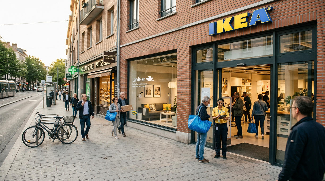 Ikea en format réduit : pourquoi les grandes enseignes reviennent vers la proximité