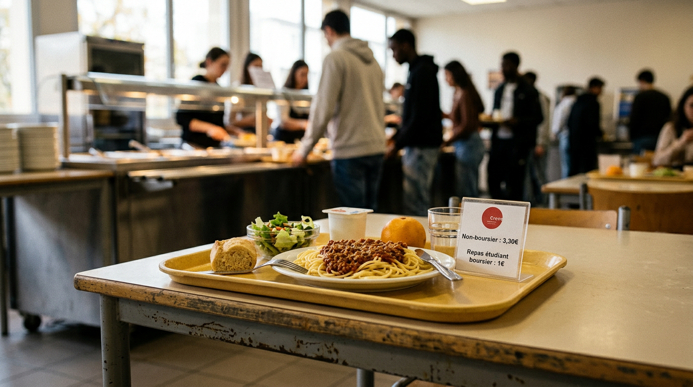 Repas du Crous à 1 euro : pourquoi l'alimentation étudiante devient un sujet social majeur