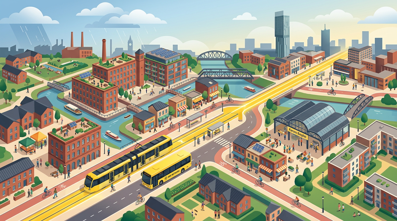 Manchester : territoire, transport et promesse de renaissance