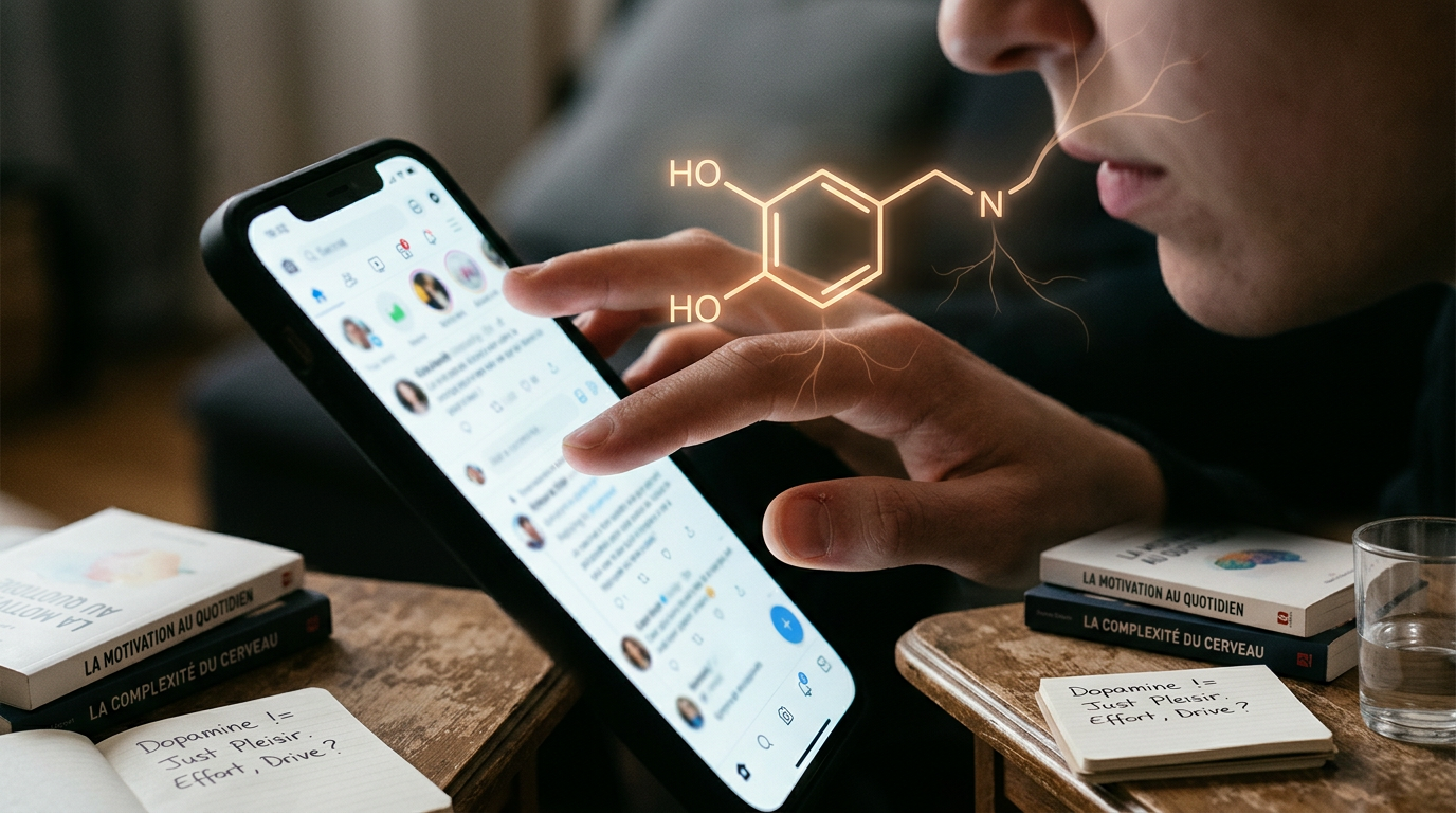 Dopamine : pourquoi les réseaux sociaux simplifient trop la science du cerveau