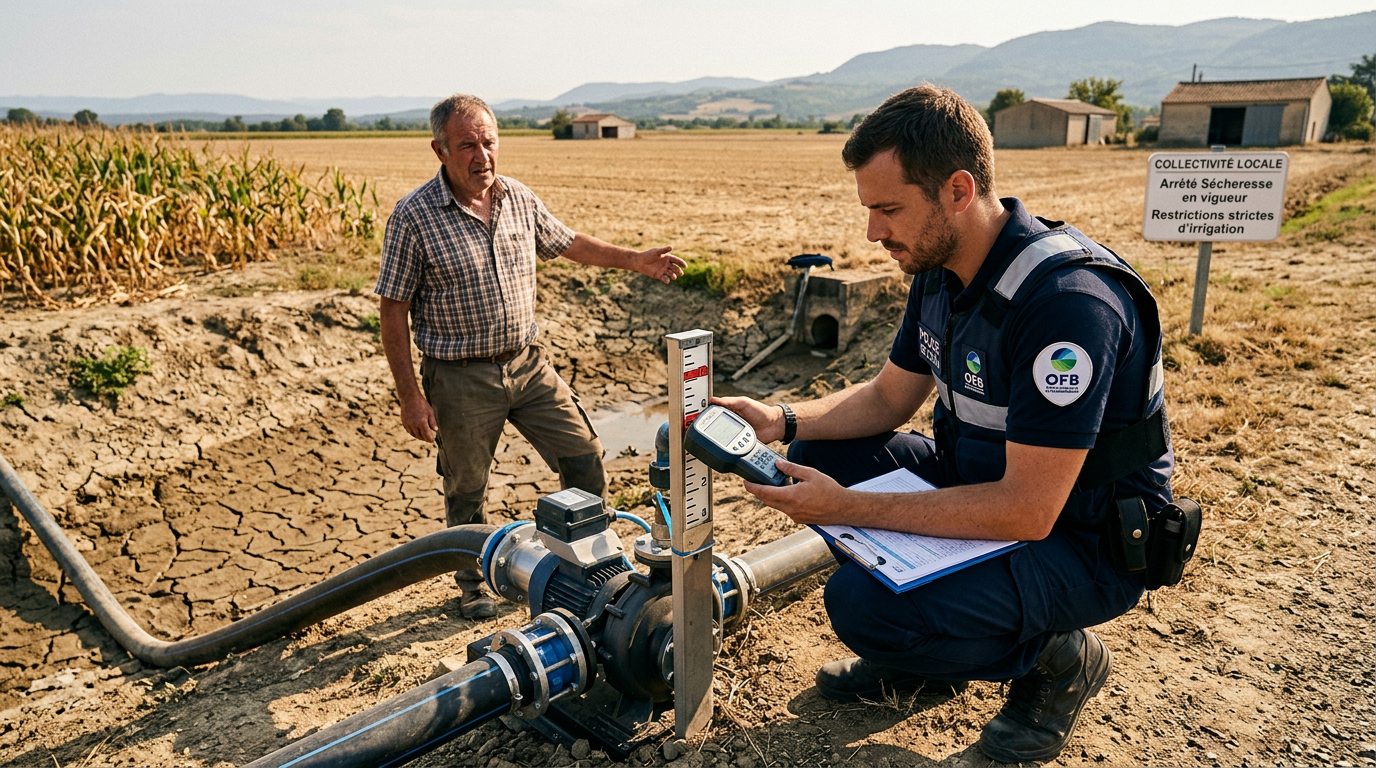 Police de l'eau : pourquoi la sécheresse transforme la gestion locale