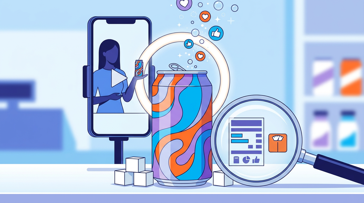 Sodas de youtubeurs : santé, marketing et responsabilité