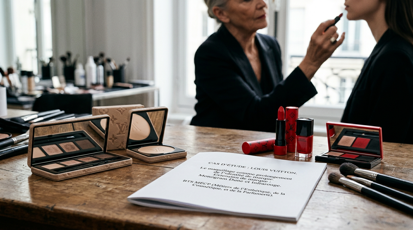 Louis Vuitton : le maquillage comme prolongement de l’identité de marque