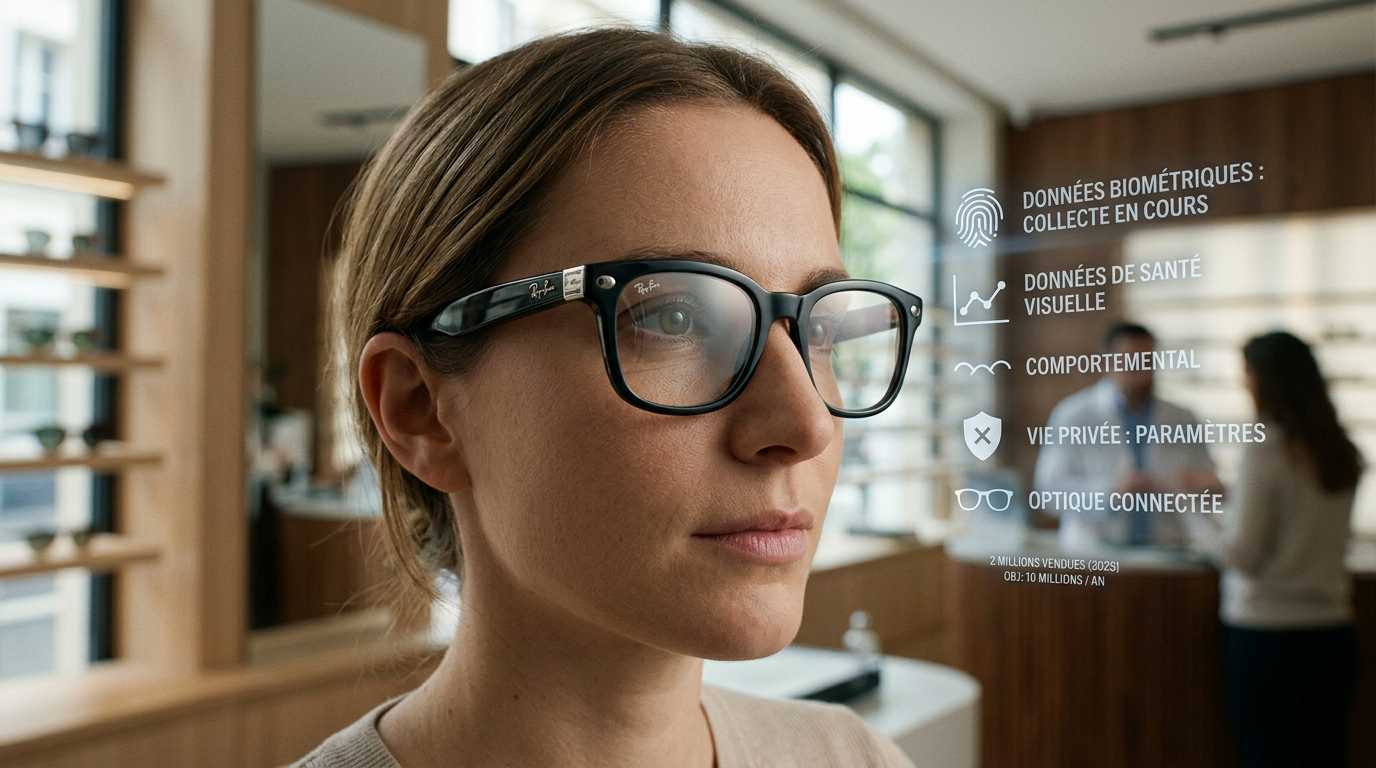 Lunettes connectées : pourquoi l'optique devient un marché de données