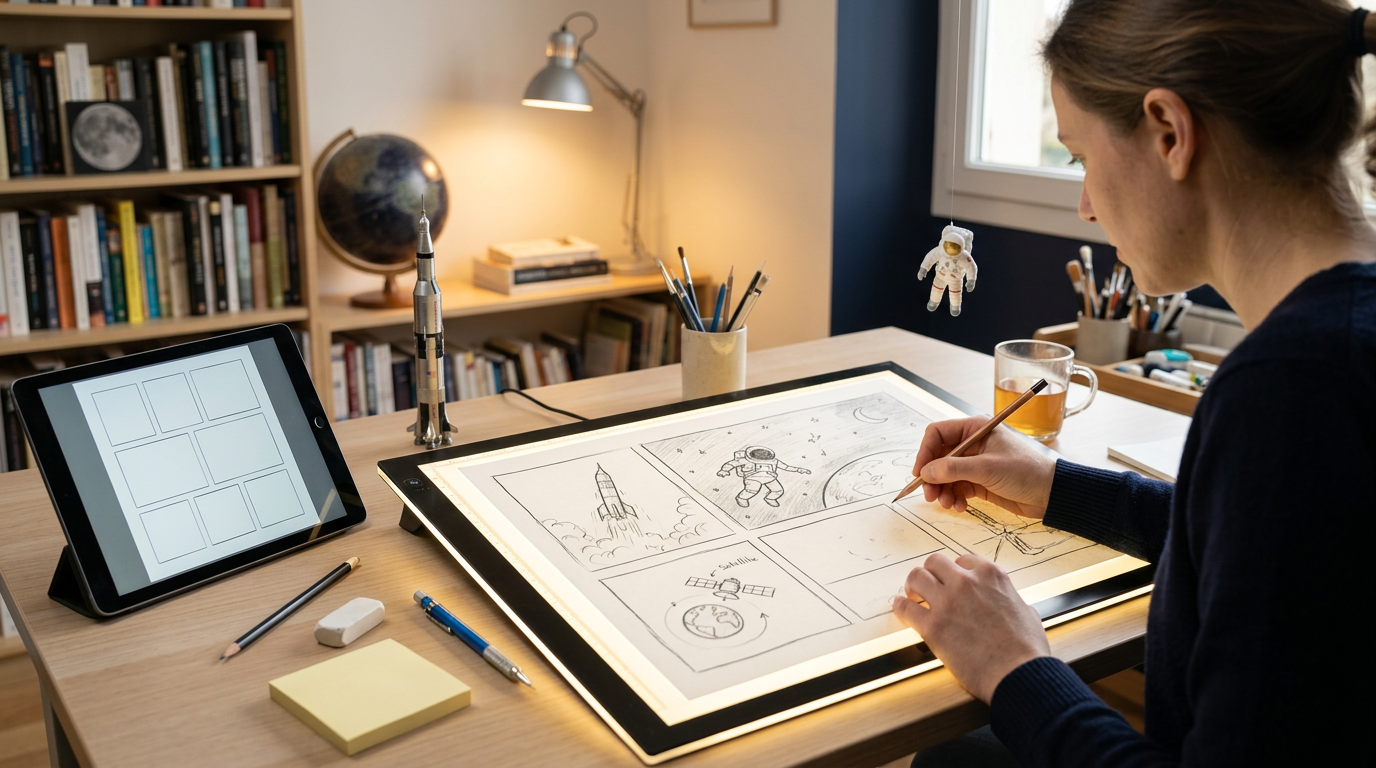 Bande dessinée scientifique : pourquoi l’humour explique l’espace